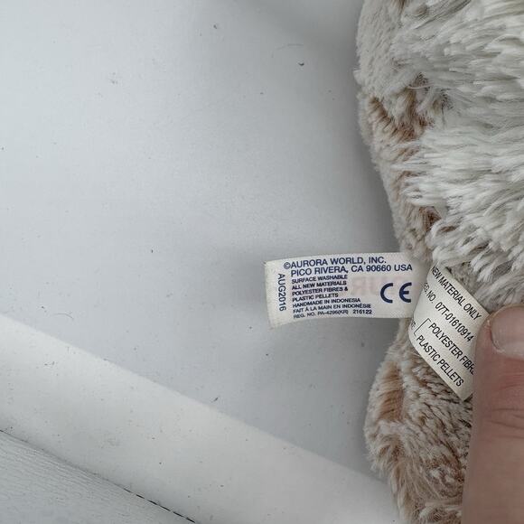 Aurora Plush Stuffed Animal Snuggly Sweet & Softer Percy Pig Cuddly 2016 12" C - Picture 4 of 12